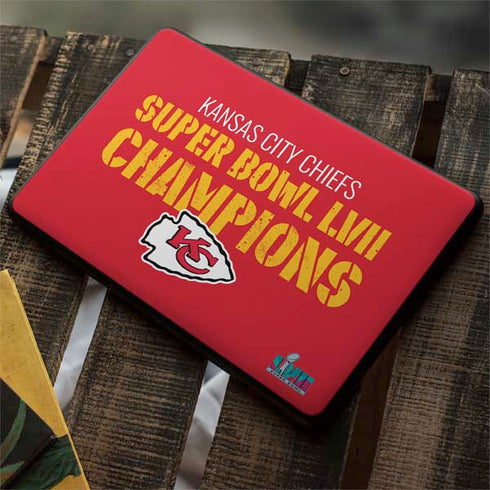 NFL Kansas City Chiefs Super Bowl LVII Champions Google Pixelbook Go Skin